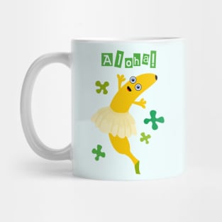 Hawaian Hula Banana Mug